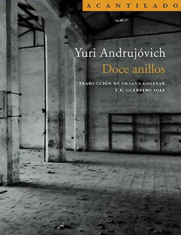 Doce anillos de Yuri Andrujovich, portada del libro