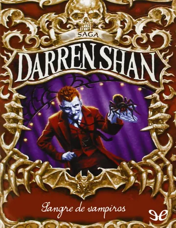 Sangre de vampiros de Darren Shan, portada del libro