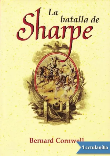 La batalla de Sharpe de Bernard Cornwell, portada del libro