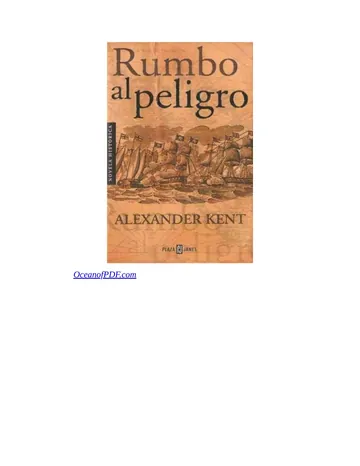 Rumbo al Peligro de Alexander Kent, portada del libro
