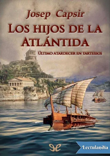 Los hijos de la Atlántida de Josep Capsir, portada del libro