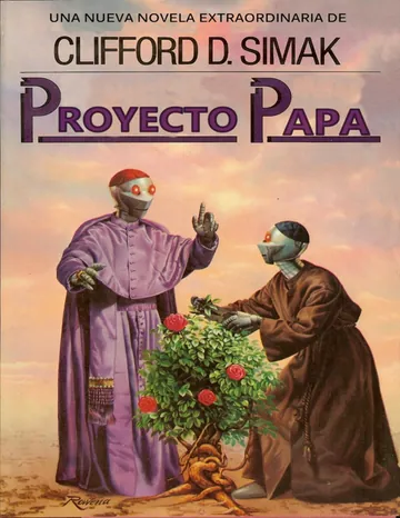 Proyecto Papa de Clifford D. Simak, portada del libro
