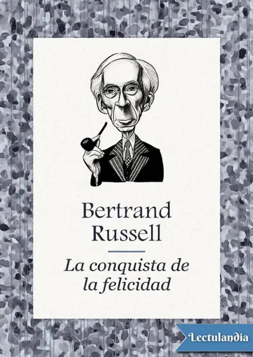 La conquista de la felicidad de Bertrand Russell, portada del libro