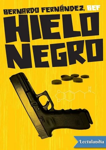 Hielo negro de Bernardo Fernández, portada del libro