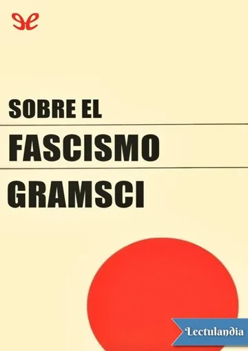 Sobre el fascismo de Antonio Gramsci, portada del libro