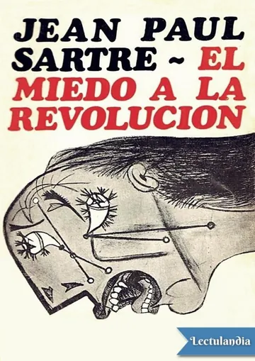 El miedo a la revolución de Jean-Paul Sartre, portada del libro