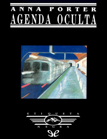 Agenda oculta de Anna Porter, portada del libro