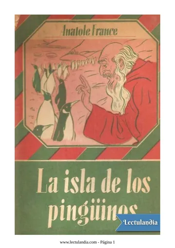 La isla de los pingüinos de Anatole France, portada del libro