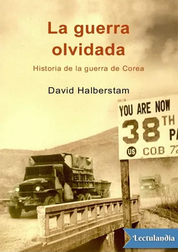 La guerra olvidada de David Halberstam, portada del libro