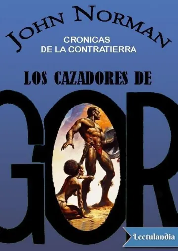 Los cazadores de Gor de John Norman, portada del libro