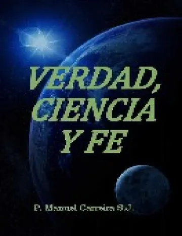 Verdad Ciencia Y Fe de Manuel Carreira, portada del libro