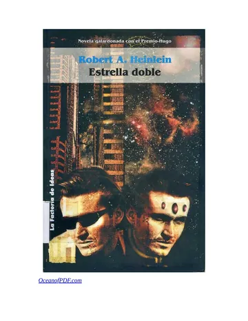 Estrella doble de Robert A. Heinlein, portada del libro