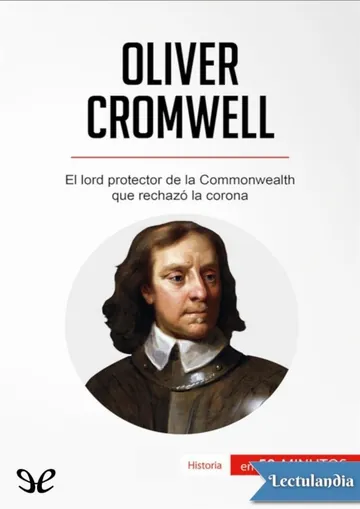 Oliver Cromwell de Jonathan Bloch, portada del libro