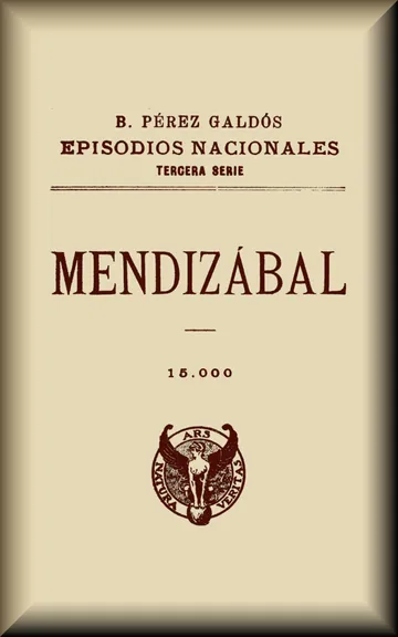 Mendizábal de Benito Pérez Galdós, portada del libro