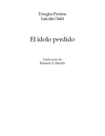 1 El idolo perdido de Grammata, portada del libro