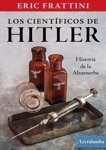 Los científicos de Hitler de Eric Frattini, portada del libro