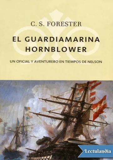 El Guardiamarina Hornblower de C. S. Forester, portada del libro