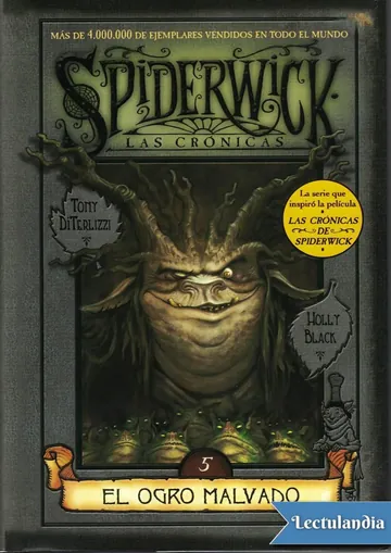 El ogro malvado de Tony DiTerlizzi, portada del libro