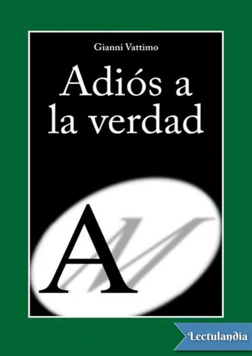 Adiós a la verdad de Gianni Vattimo, portada del libro