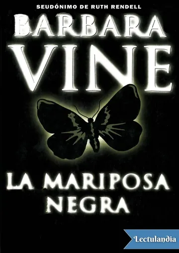 La mariposa negra de Barbara Vine, portada del libro