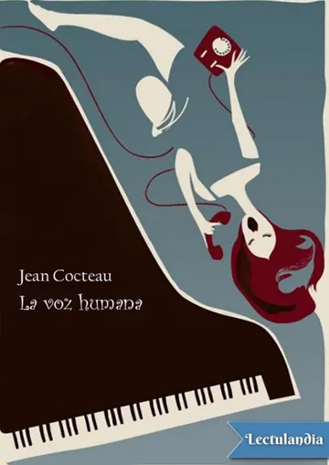 La voz humana de Jean Cocteau, portada del libro