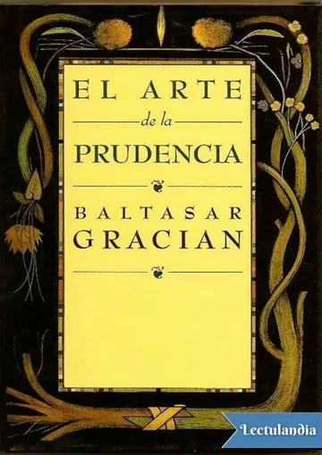 El arte de la prudencia de Baltasar Gracián, portada del libro