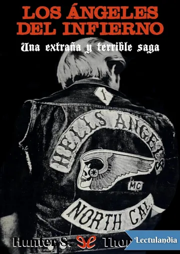 Los Ángeles del Infierno de Hunter S. Thompson, portada del libro