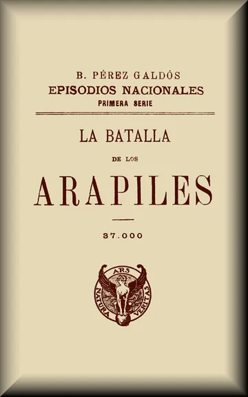 La batalla de los Arapiles de Benito Pérez Galdós, portada del libro