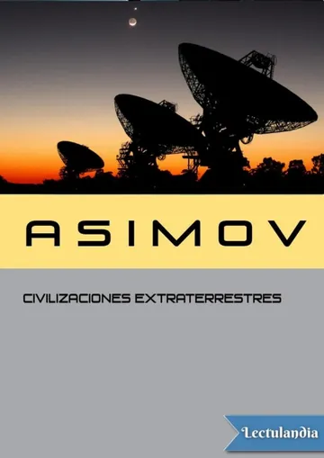 Civilizaciones Extraterrestres de Isaac Asimov, portada del libro