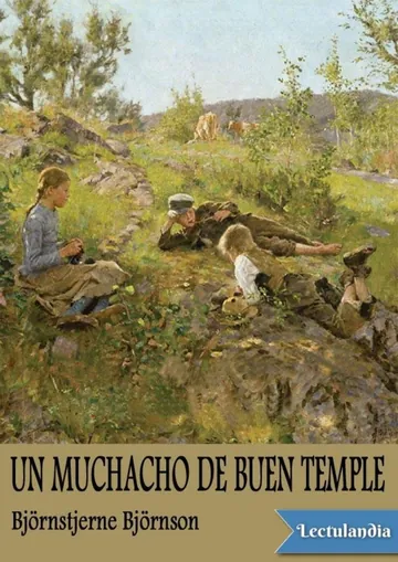 Un muchacho de buen temple de Björnstjerne Björnson, portada del libro