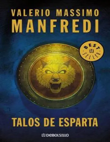 Talos de Esparta de Valerio Massimo Manfredi, portada del libro