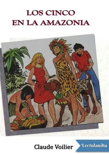 Los Cinco en la Amazonia de Claude Voilier, portada del libro