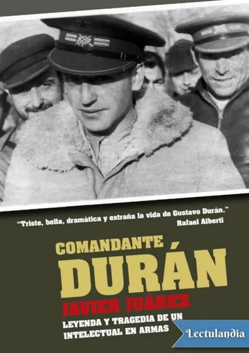 Comandante Durán de Javier Juárez, portada del libro