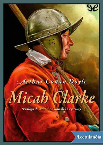 Micah Clarke de Arthur Conan Doyle, portada del libro