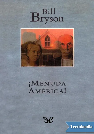 ¡Menuda América! de Bill Bryson, portada del libro