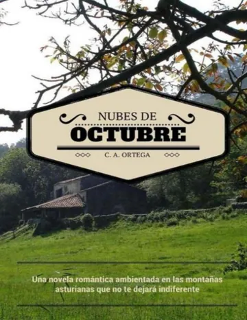 Nubes de octubre de C. A. Ortega, portada del libro