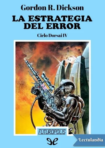La estrategia del error de Gordon R. Dickson, portada del libro