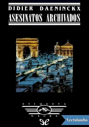 Asesinatos archivados de Didier Daeninckx, portada del libro