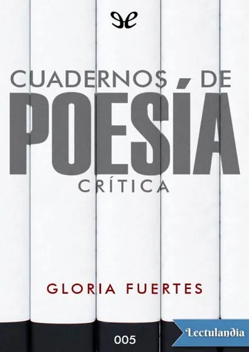 Gloria Fuertes de Gloria Fuertes, portada del libro