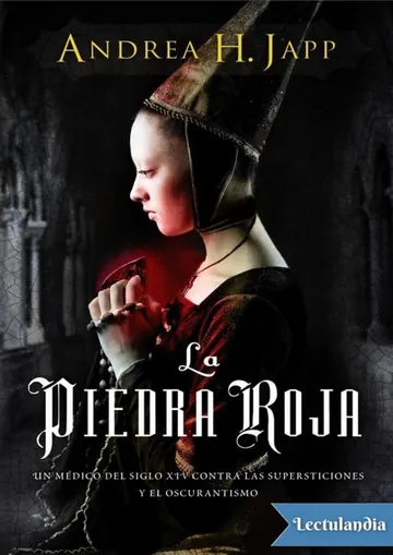 La piedra roja de Andrea H. Japp, portada del libro