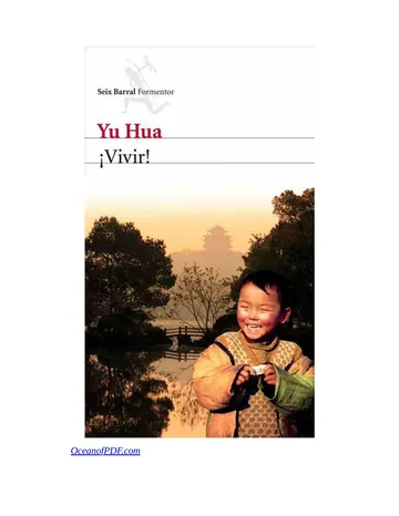 ¡Vivir! de Yu Hua, portada del libro