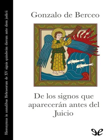 De los signos que aparesçeran ante del juiçio de Gonzalo de Berceo, portada del libro