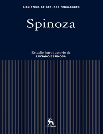 Spinoza (Biblioteca Grandes Pensado de Baruch Spinoza, portada del libro