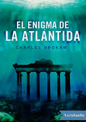 El enigma de la Atlántida de Charles Brokaw, portada del libro