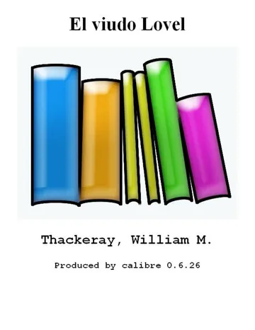 El viudo Lovel de William M. Thackeray, portada del libro