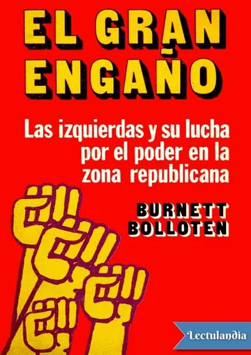 El gran engaño de Burnett Bolloten, portada del libro