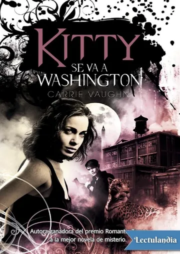 Kitty se va a Washington de Carrie Vaughn, portada del libro