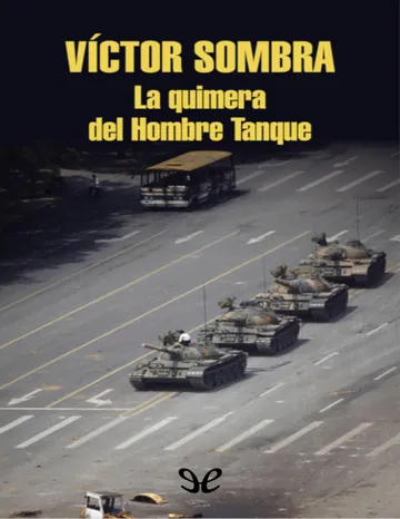 La quimera del Hombre Tanque de Víctor Sombra Macarrón, portada del libro