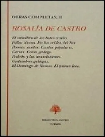 Poemas sueltos [6144] de Rosalia de Castro, portada del libro