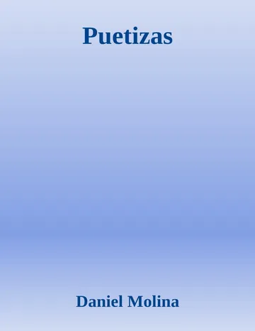 Puetizas de Daniel Molina, portada del libro